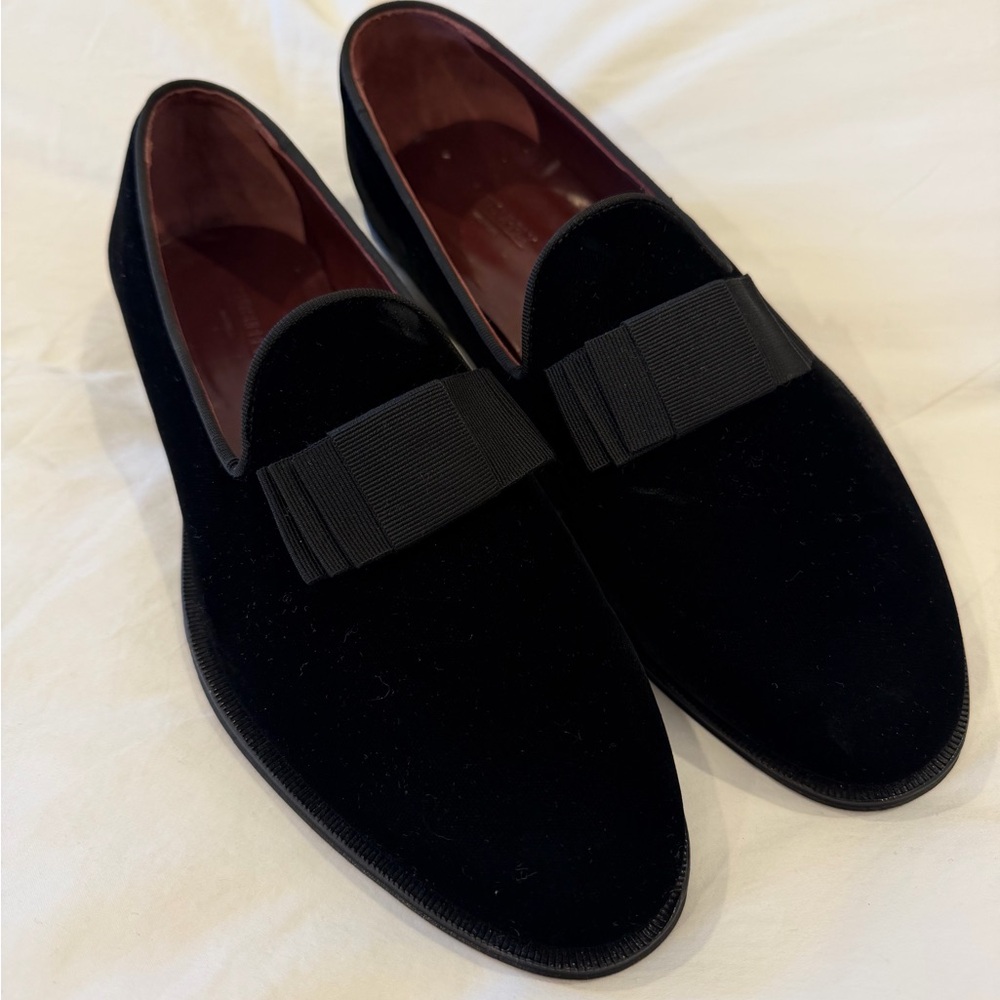 Elegant Black Men's Tuxedo Loafers